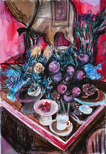 Persian Horse Arrangment by Sarah Hickey | Lethbridge Gallery